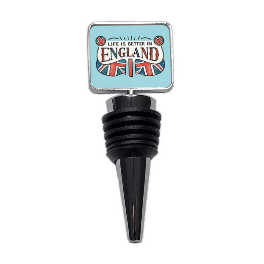 Life Is Better In England Wine Bottle Stopper