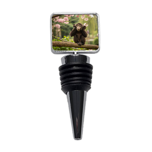 Hear No Evil Cute Monkey Wine Bottle Stopper