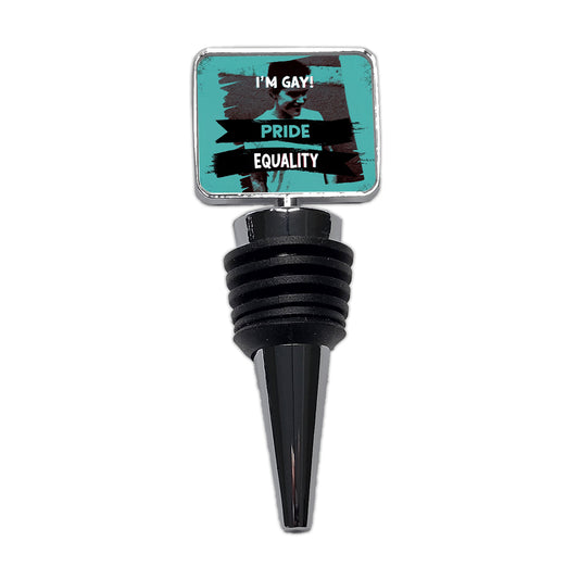 I'm Gay Pride Equality Wine Bottle Stopper