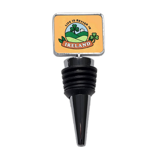 Life Is Better In Ireland Wine Bottle Stopper