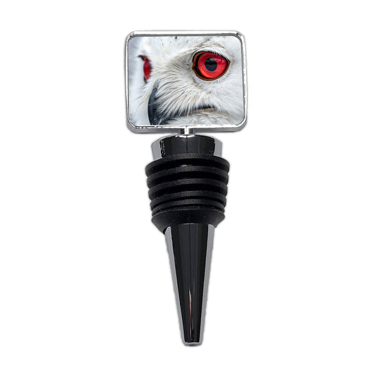 Red Eyes Owl Bird Wine Bottle Stopper