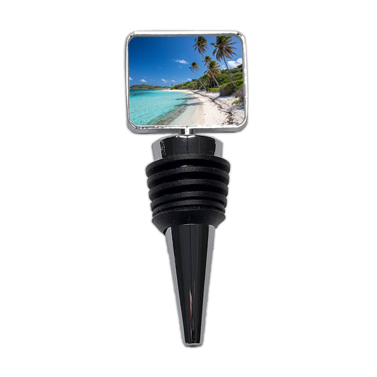 Aruba Tropical Beach Vacation Wine Bottle Stopper