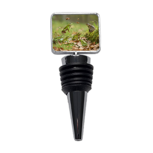 Bunch Of Frogs Wine Bottle Stopper
