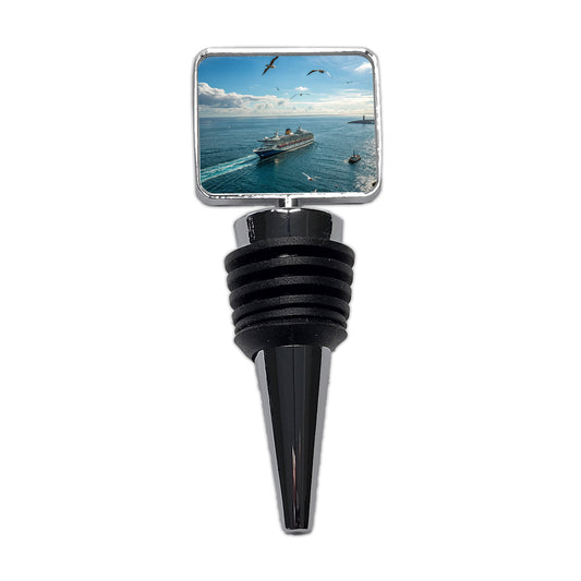 Cruise Ship Ocean Traveling Wine Bottle Stopper
