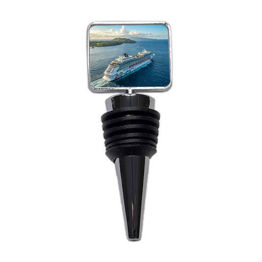 Cruise Ship Sailing Ocean Travel Wine Bottle Stopper