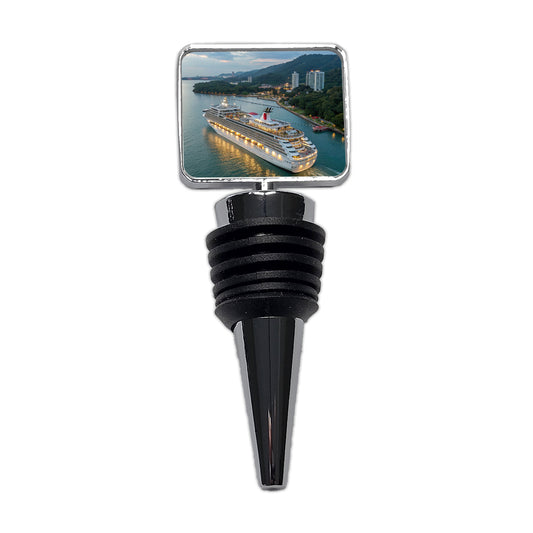 Cruise Ship Travel Vacation Wine Bottle Stopper