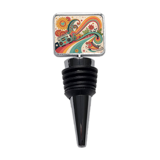 Groovy Design 70's Wine Bottle Stopper