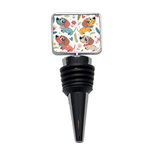 Kawaii Sweet Dogs Wine Bottle Stopper