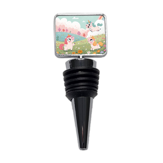 Kawaii Unicorns Wine Bottle Stopper