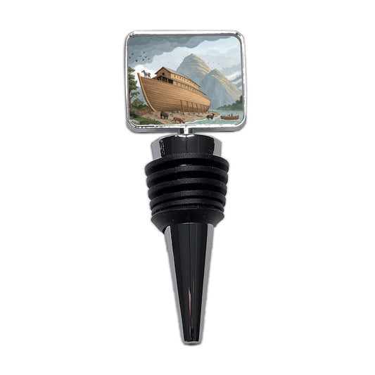 Noah's Ark Drawing Wine Bottle Stopper