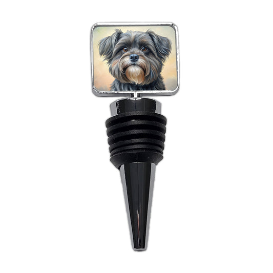 Affenpinscher Dog Illustration Wine Bottle Stopper