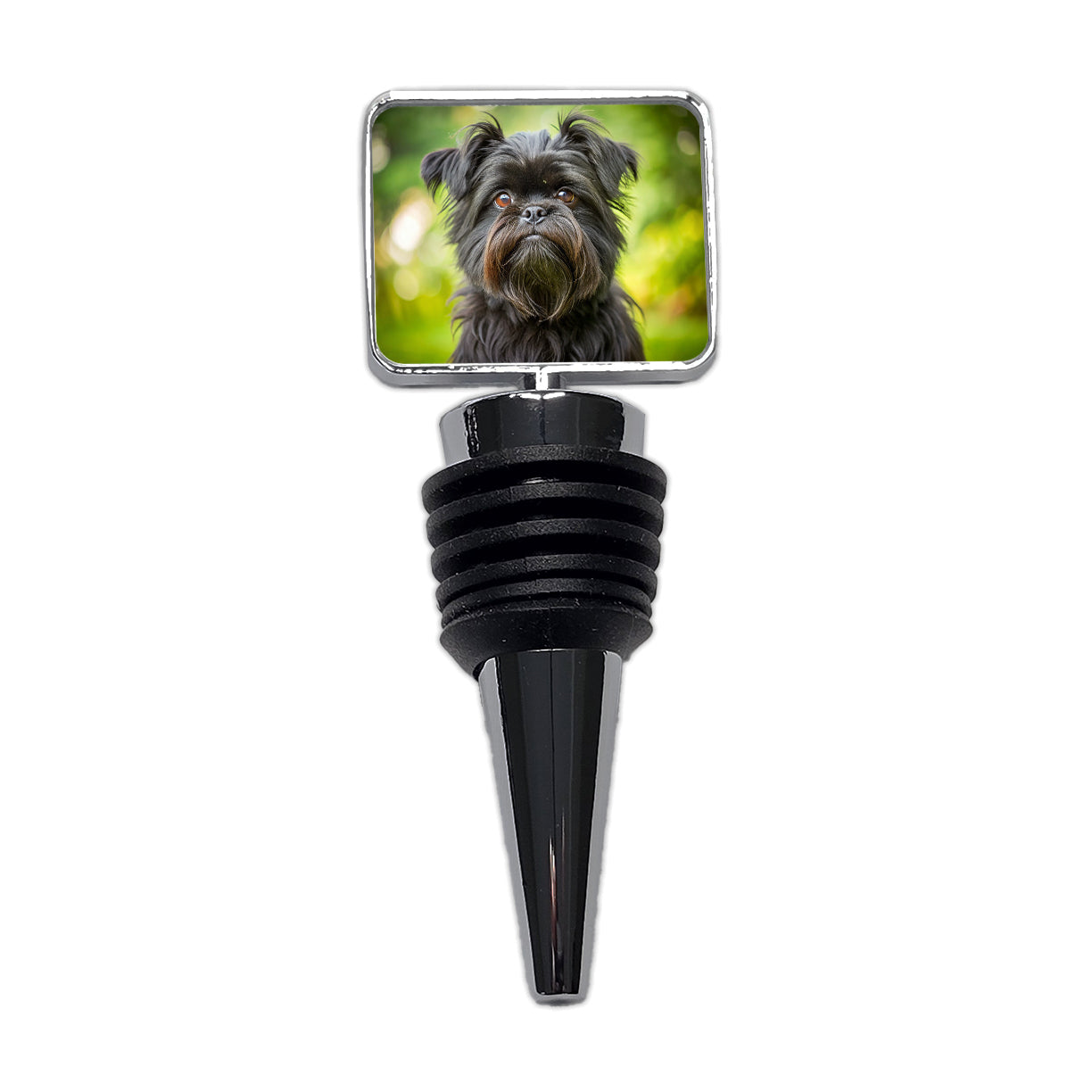 Affenpinscher Dog Photo Wine Bottle Stopper