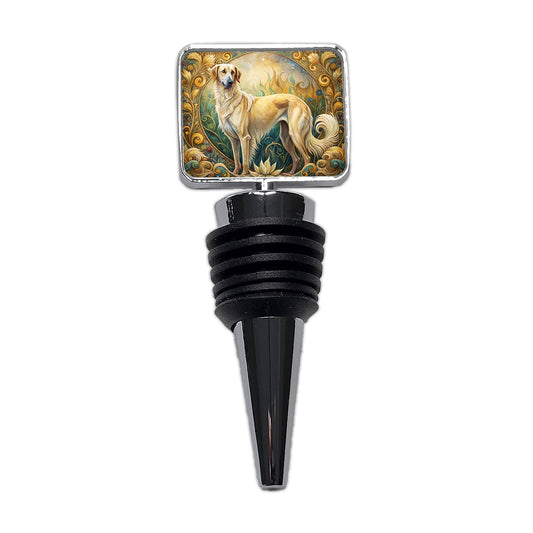 Anatolian Shepherd Dog Art Nouveau Wine Bottle Stopper
