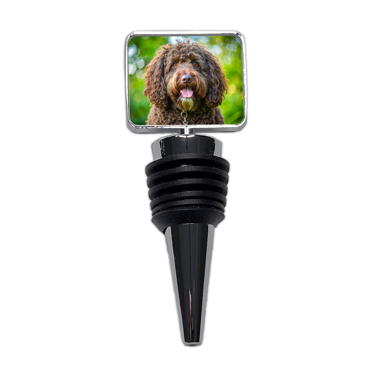 Barbet Dog Photo Wine Bottle Stopper
