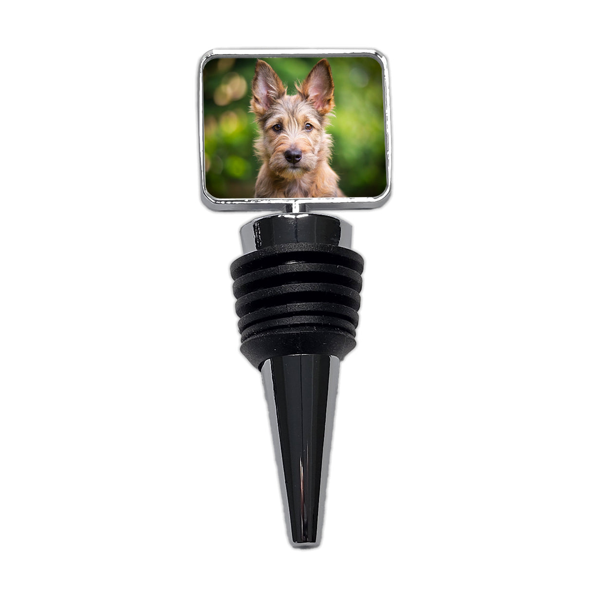 Berger Picard Dog Puppy Photo Wine Bottle Stopper