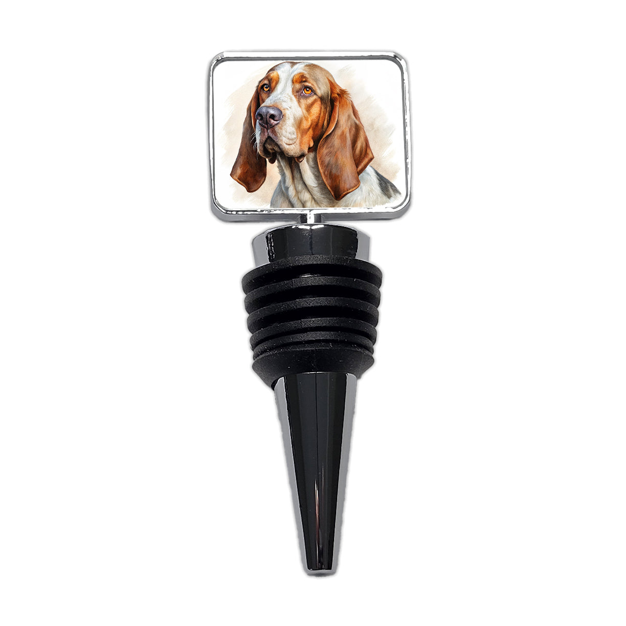 Bracco Italiano Dog Illustration Wine Bottle Stopper