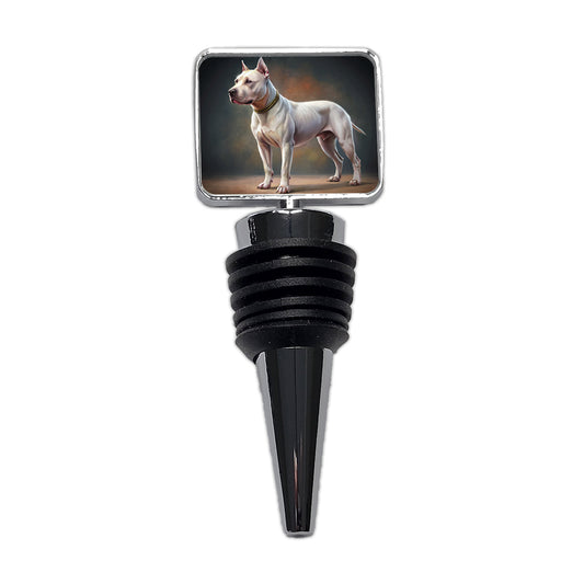 Dogo Argentino Dog Illustration Wine Bottle Stopper