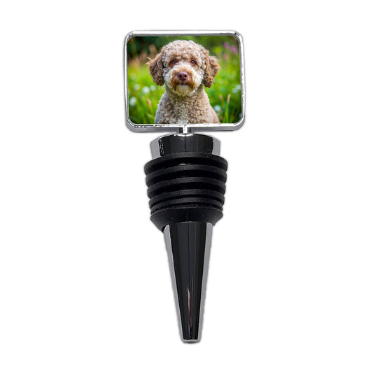 Lagotto Romagnolo Dog Photo Wine Bottle Stopper