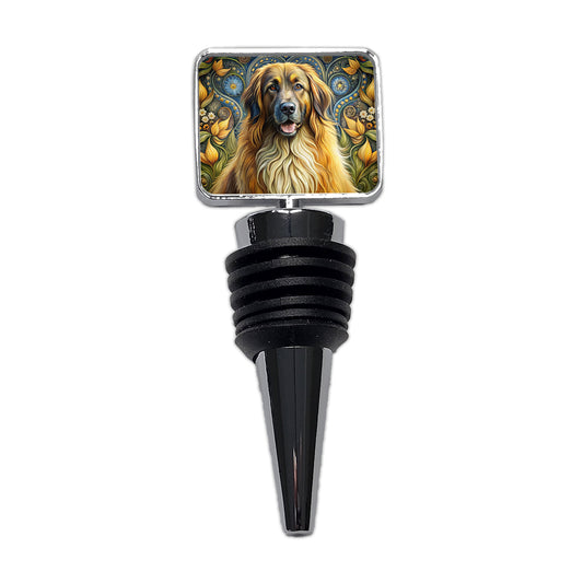 Leonberger Dog Art Nouveau Wine Bottle Stopper