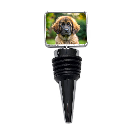 Leonberger Dog Puppy Photo Wine Bottle Stopper