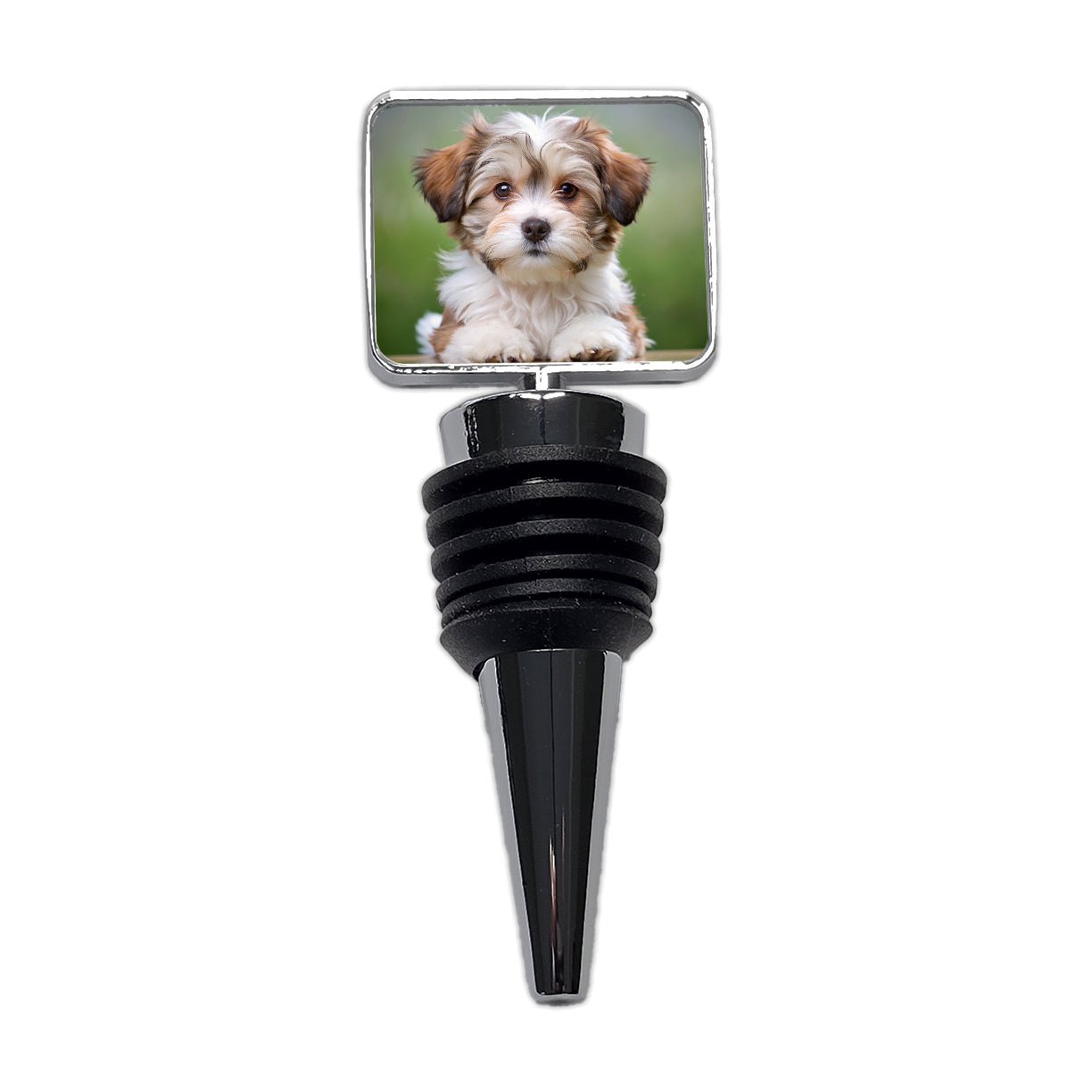 Lowchen Little Lion Dog Puppy Photo Wine Bottle Stopper