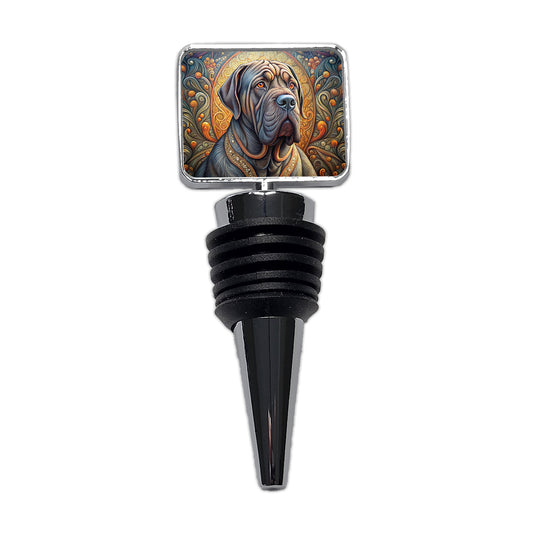 Neapolitan Mastiff Dog Art Nouveau Wine Bottle Stopper