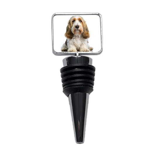 Petit Basset Griffon Vendeen Dog Photo Wine Bottle Stopper