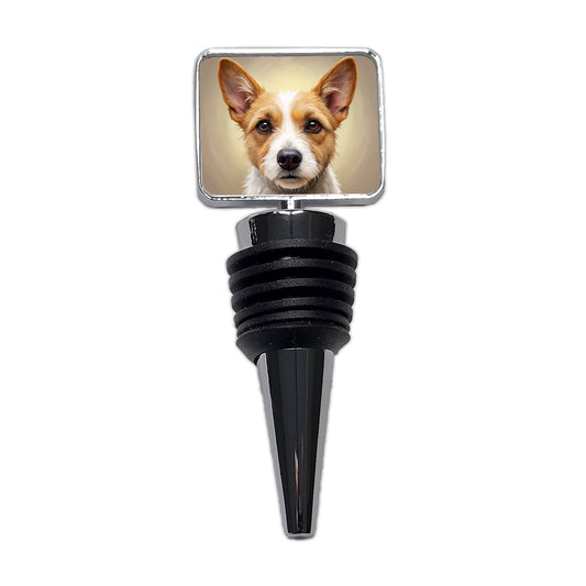 Portuguese Podengo Pequeno Dog Illustration Wine Bottle Stopper