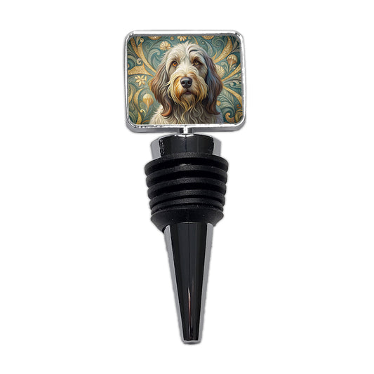 Spinone Italiano Dog Art Nouveau Wine Bottle Stopper