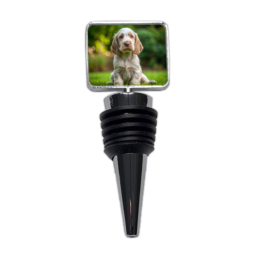 Spinone Italiano Dog Puppy Photo Wine Bottle Stopper