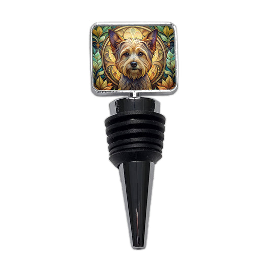 Yorkipoo Dog Art Nouveau Wine Bottle Stopper