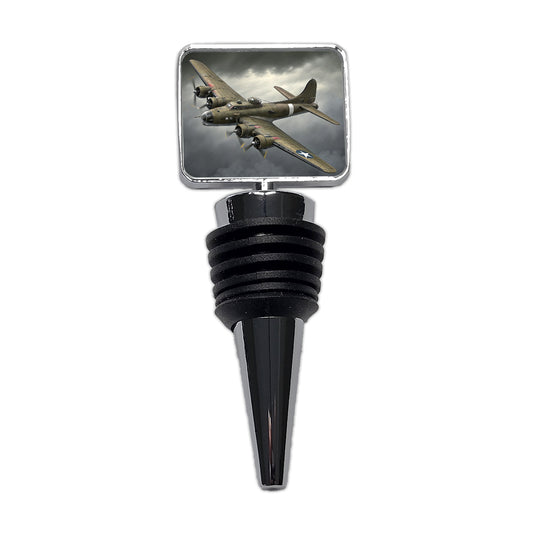 WWII B-17 Flying Fortress Heavy Bomber US Air Force Wine Bottle Stopper