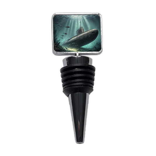 WWII Submarine Submerged Underwater Wine Bottle Stopper