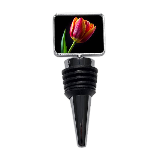 Tulip Flower Photo Wine Bottle Stopper