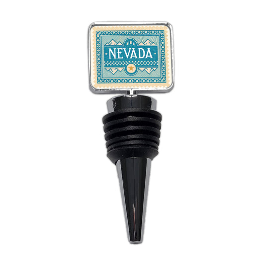 Nevada NV State Travel Vacation Stamp Wine Bottle Stopper