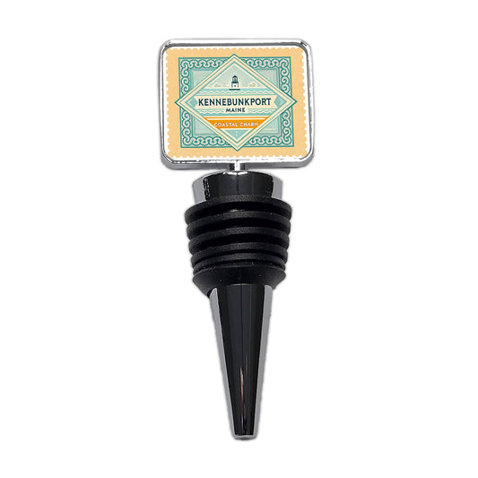 Kennebunkport ME Maine Travel Vacation Stamp Wine Bottle Stopper