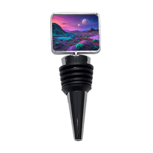 Alien Planet Surface Beautiful Wine Bottle Stopper