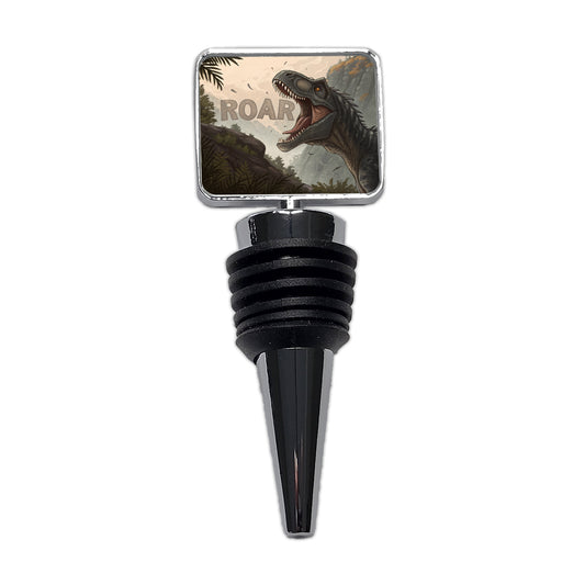 Allosaurus Roar Dinosaur Wine Bottle Stopper