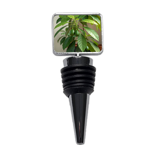 Avocados On Plant Wine Bottle Stopper