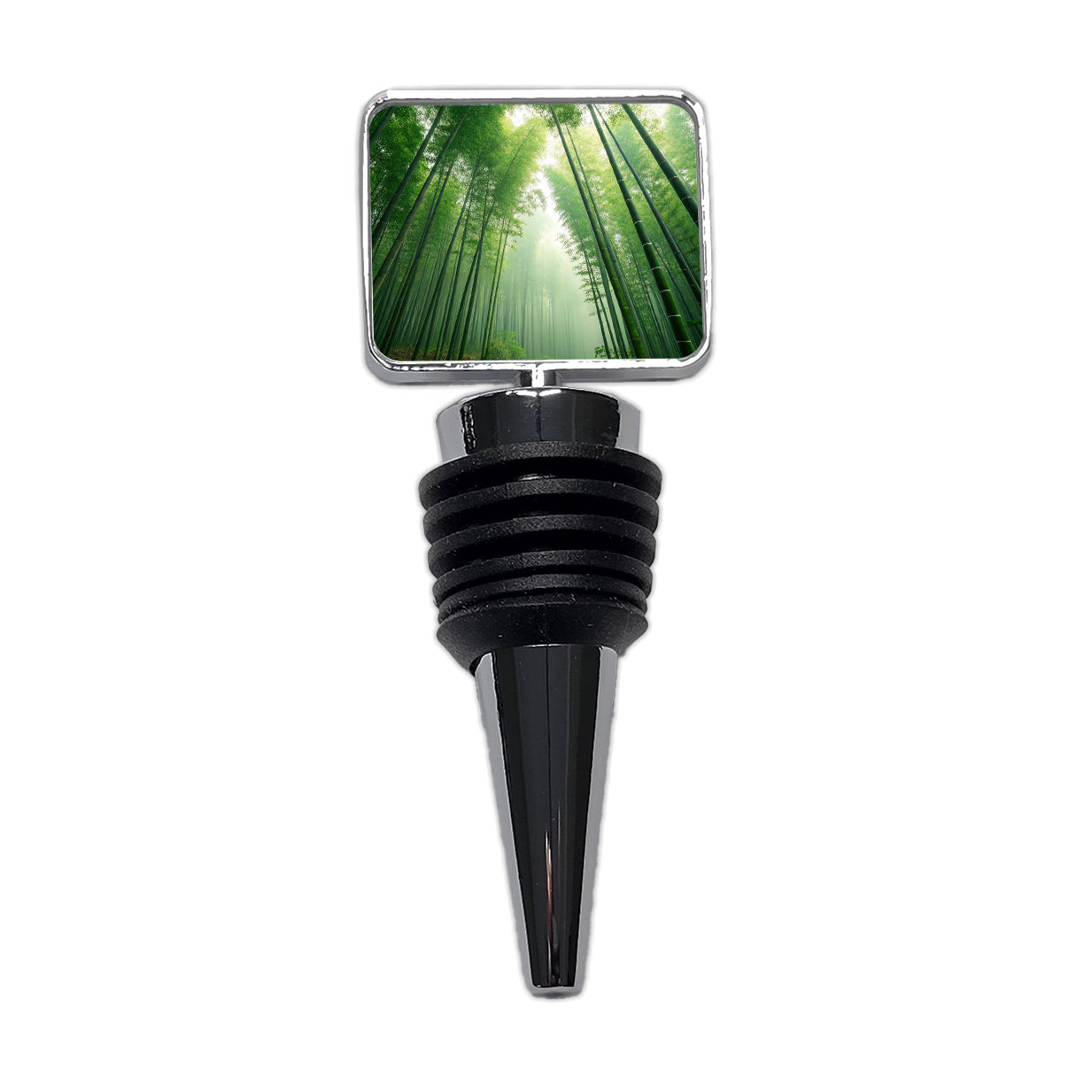 Bamboo Grove Forest Beautiful Wine Bottle Stopper