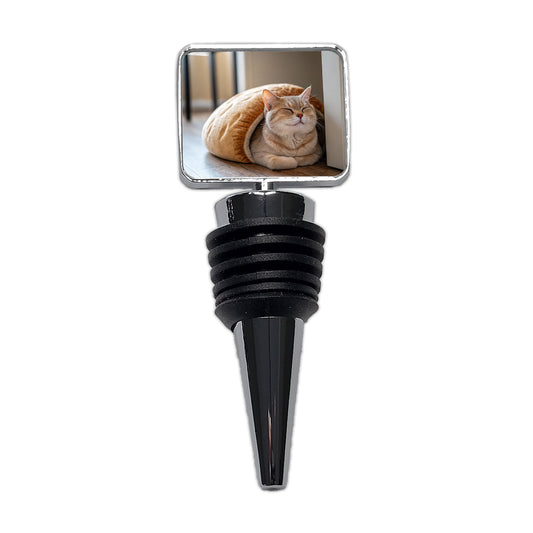 Cat Loaf Cute Wine Bottle Stopper
