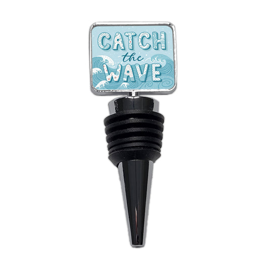 Catch The Wave Ocean Wine Bottle Stopper
