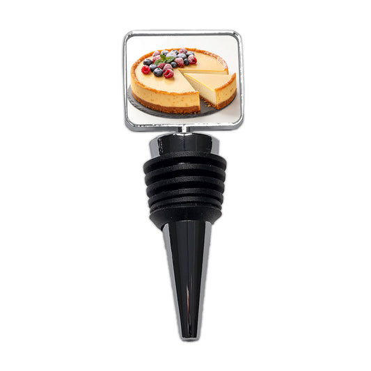 Cheesecake Fruit Slice Wine Bottle Stopper