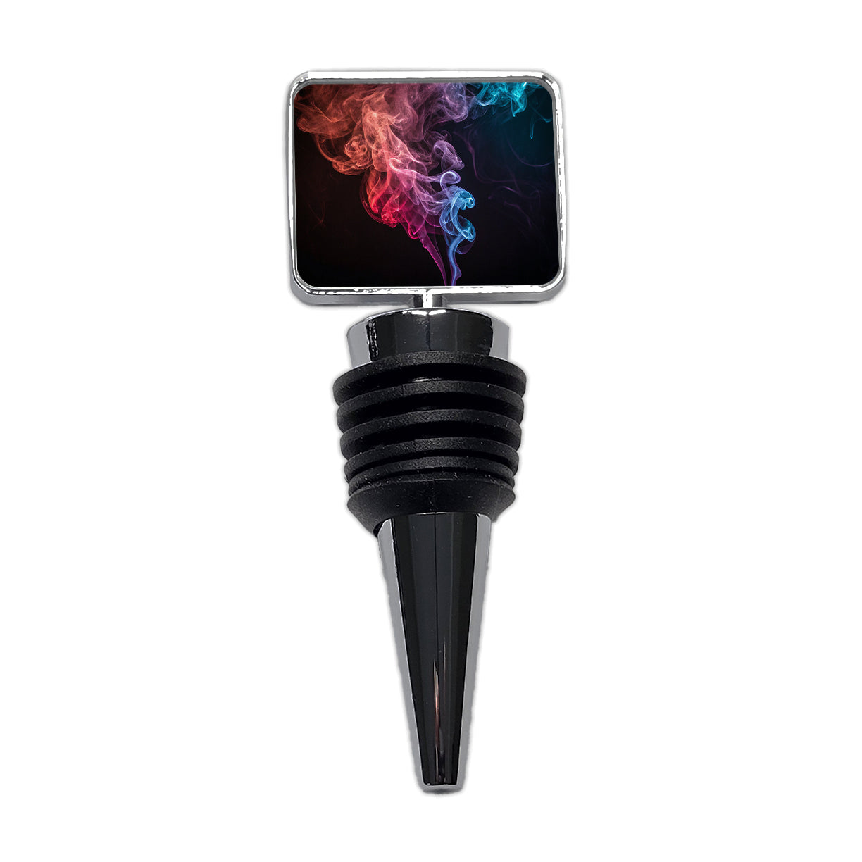 Colorful Smoke Curling Wine Bottle Stopper