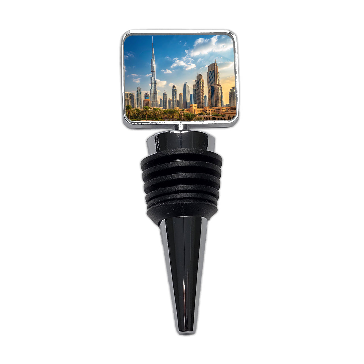 Dubai United Arab Emirates City Travel Wine Bottle Stopper