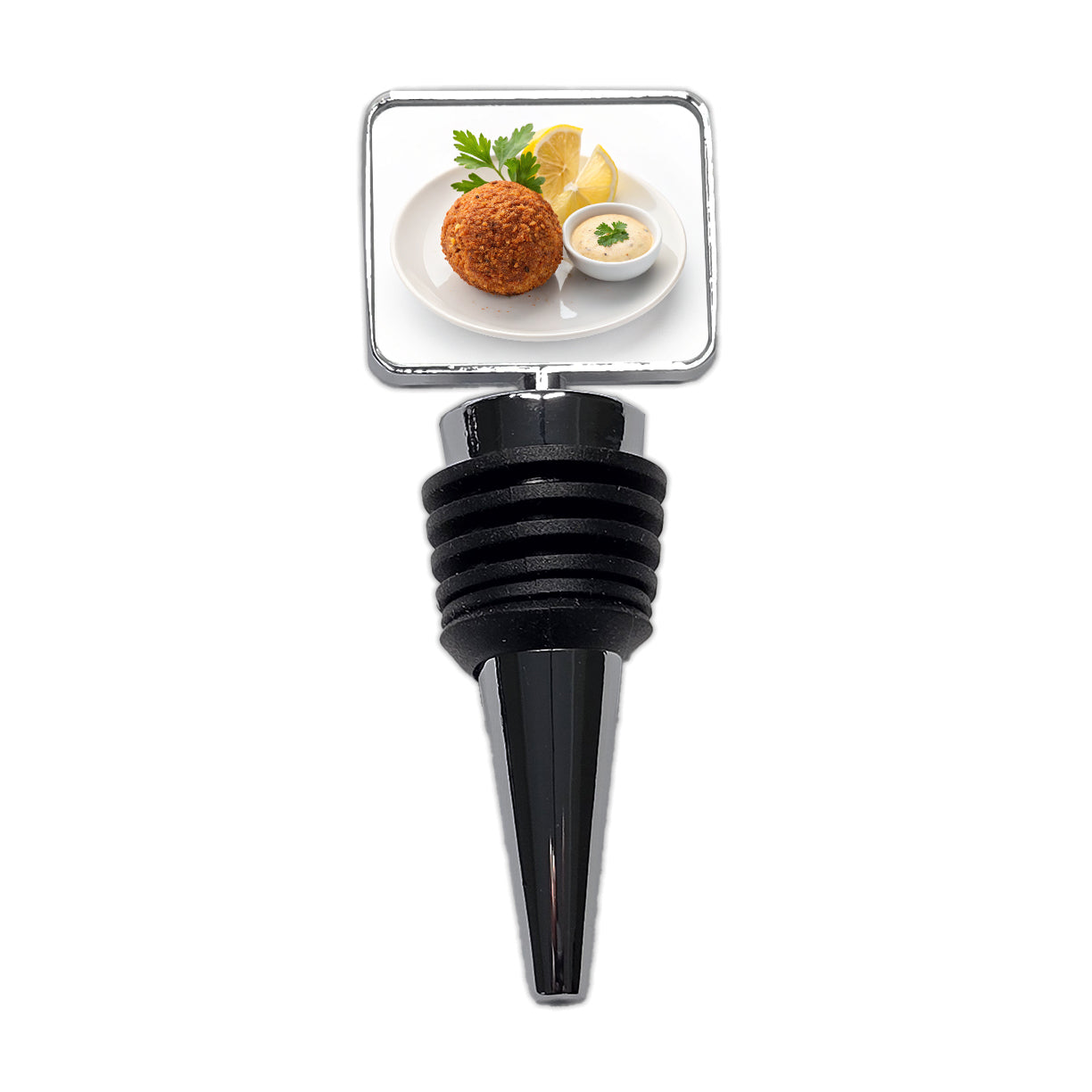 Falafel Fritter Wine Bottle Stopper