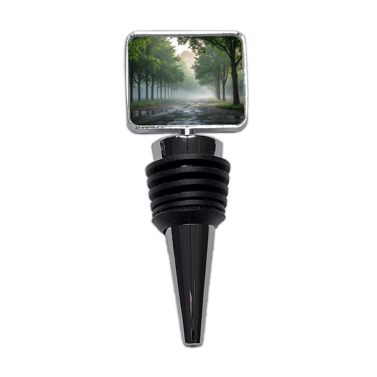 Forest Misty Morning Wine Bottle Stopper