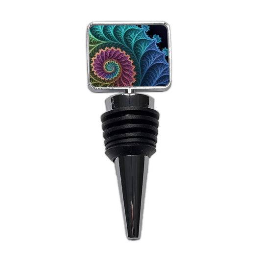 Fractal Geometry Beautiful Wine Bottle Stopper