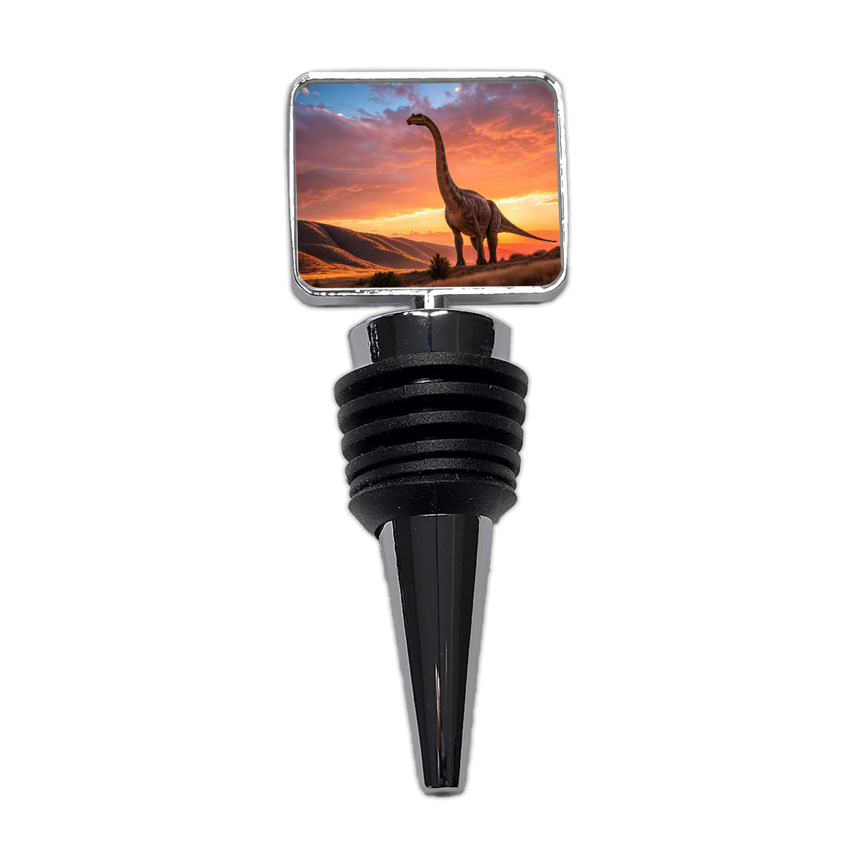 Gigantosaurus Sunset Hills Dinosaur Wine Bottle Stopper