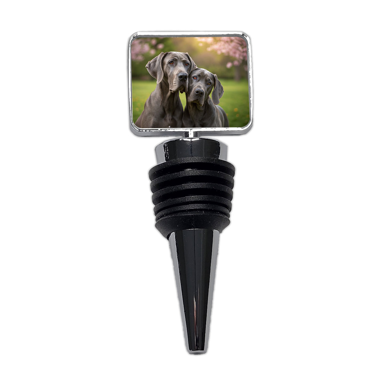 Great Danes In Love Friends Wine Bottle Stopper